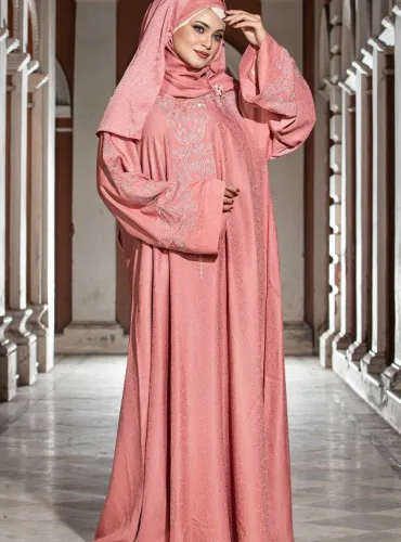 Crimson Elegance Party Borka Set